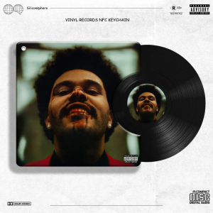 The Weeknd Vinyl Keychain NFC