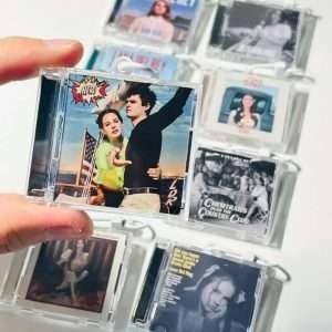 Lana Del Rey Mini CD  Keychain NFC