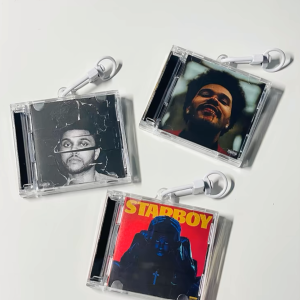 The Weeknd Mini CD  Keychain NFC