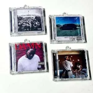 Kendrick Lamar Mini CD Keychain NFC